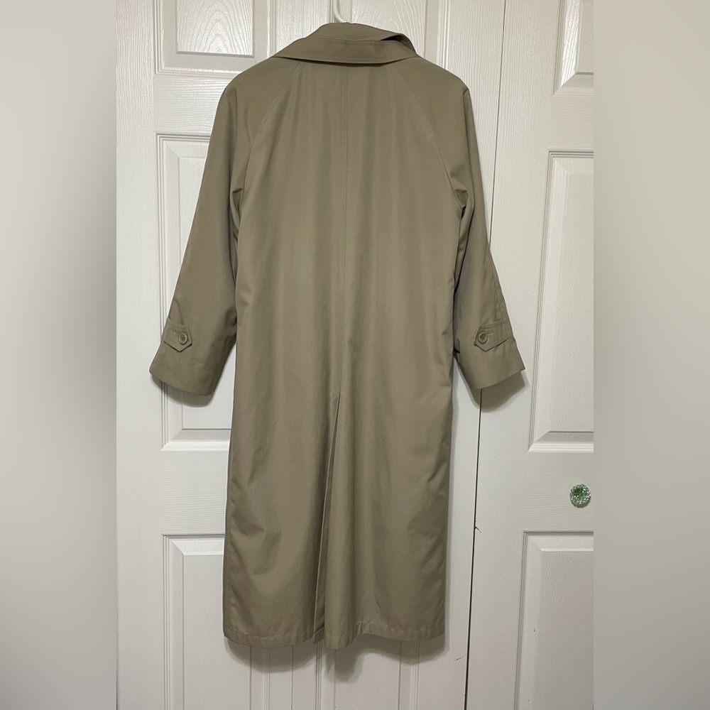 London Fog Beige Trench Coat - Picture 2 of 14